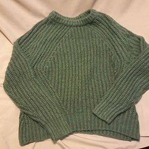 Beautiful Green Cozy Sweater